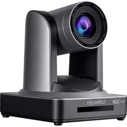 Feelworld NDI20X Live Streaming PTZ Kamera mit optischem 20fach Zoom, Webcam, Schwarz