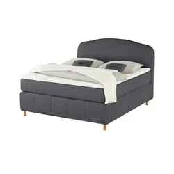 Jette Home Boxspringbett  Jette Cloud ¦ grau ¦ Maße (cm): B: 162 H: 132,5