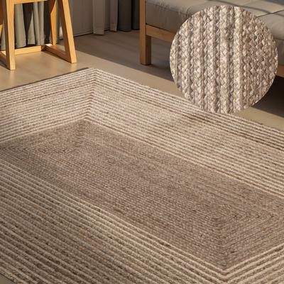 HANSE Home "Juno Line Juteteppich" rechteckig 9 mm Höhe Jute, Shape, Handgemacht, Wohnzimmerteppich, Naturteppich, Wohnzimmer