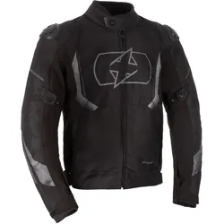 Oxford Omega 1.0, Textiljacke wasserdicht - Schwarz/Grau - XL