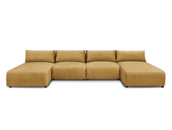 Wohnlandschaft BOBOCHIC JANA Samt gelb