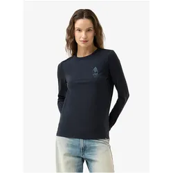 Flov, Damen, Funktionsshirt, Damen Paria Bambus Langarmshirt Marineblau (S), Blau