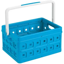 Sunware, Aufbewahrungsbox, Klappbox Square, Inhalt 24 Liter, mit Griff, für schwere Lebensmittel (24 l, 43.50 x 31 x 21.30 cm)