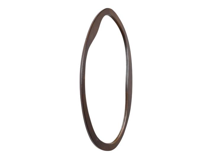 Fragix Wandspiegel Yin Braun, Dunkelbraun, Metall, 45x90x4 cm, Spiegel, Wandspiegel