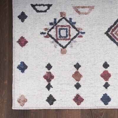 New Concept Washables Machine Washable Series 1 Indoor only Diamond Area Rug