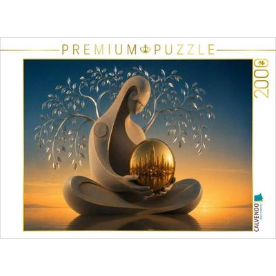 CALVENDO Puzzle Tanz der Elemente | 2000 Teile Lege-Größe 90 × 67 cm Foto-Puzzle für glückliche Stunden