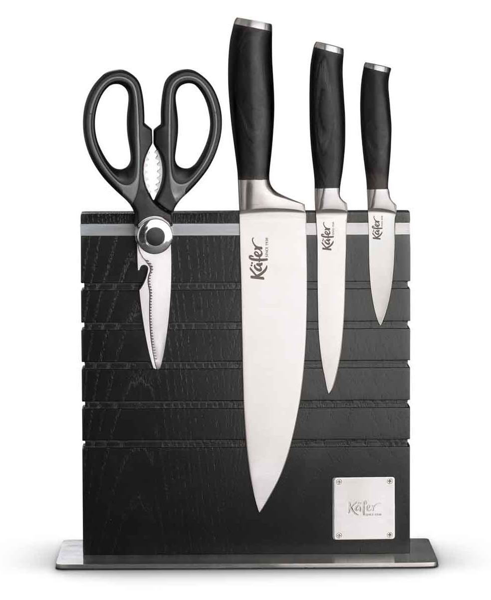 Messer Set Pakka Schwarz, 5-tlg.
