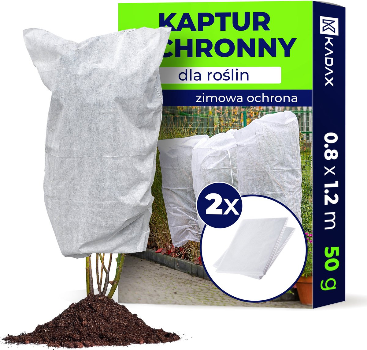 KADAX Set van 2 beschermkappen voor planten