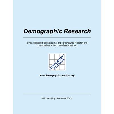 Demographic Research, Volume 9, Taschenbuch von Max-Planck-Institute für demog, BoD – Books on Demand, 978-3-8334-6940-4