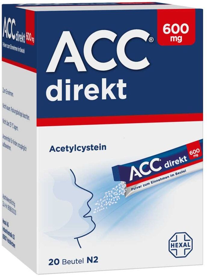 ACC® direkt 600 mg Pulver zum Einnehmen im Beutel 20stk