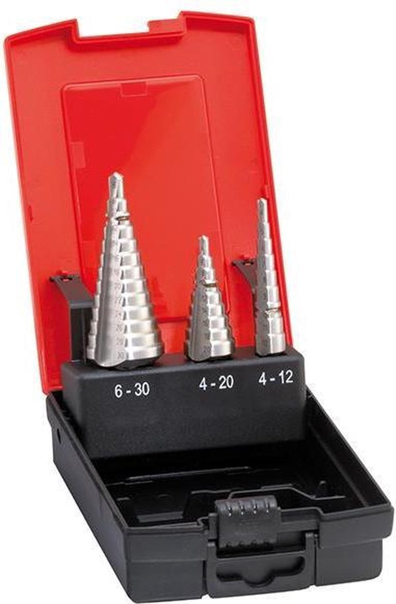 HSS Trapboorset 4-12/12-20/20-30 mm