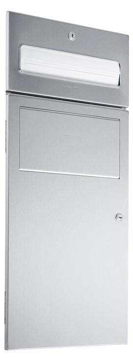 Wagner-EWAR Kombination 250Bl./11l WP501 Edelstahl für Unterputzmontage, Variante:Edelstahl matt