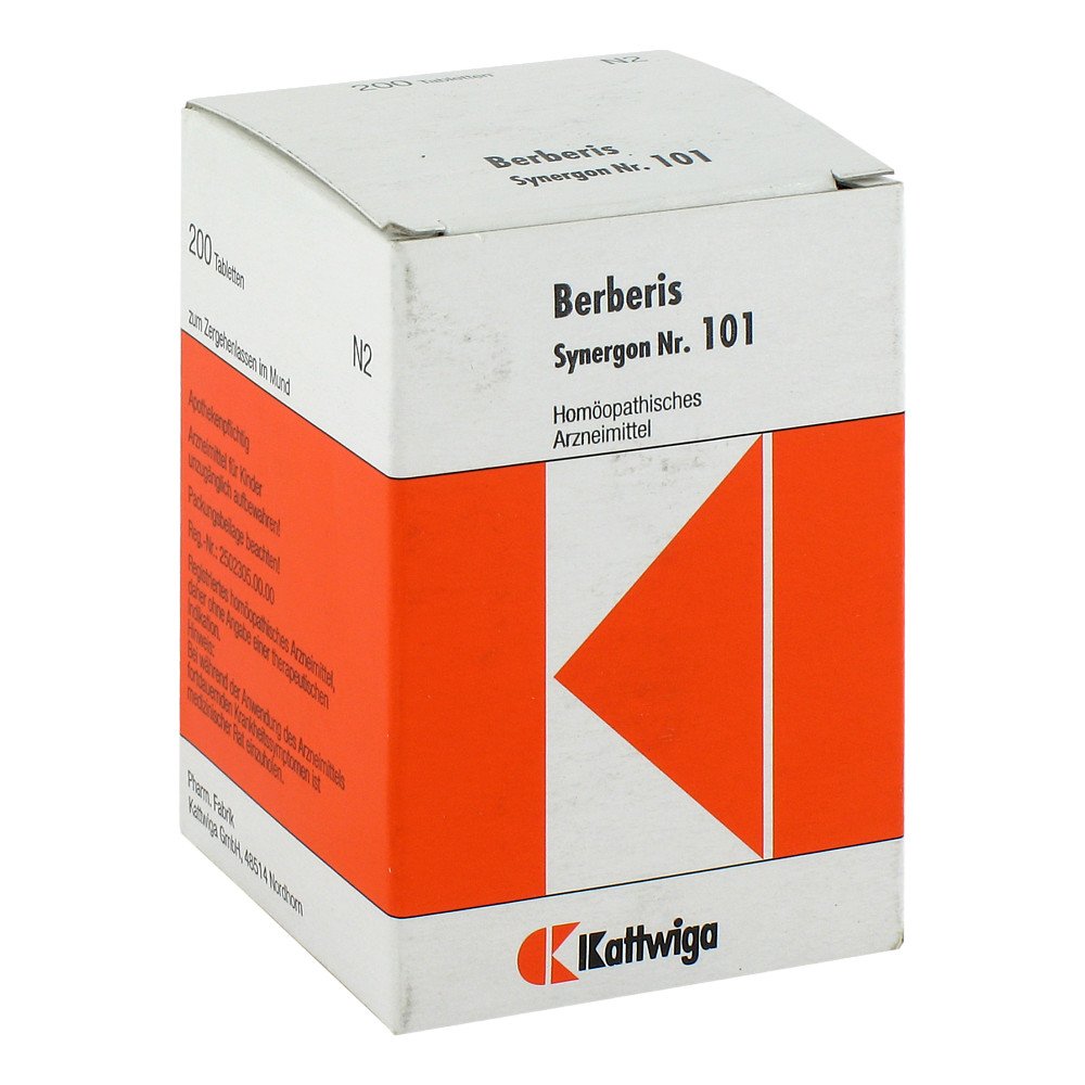Kattwiga Arzneimittel GmbH Synergon 101 Berberis Tabletten 04905749