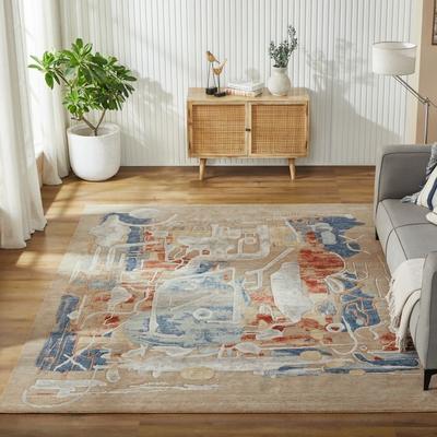 Katie Merz Studio Glyphs Abstract Handcrafted Wool Area Rug