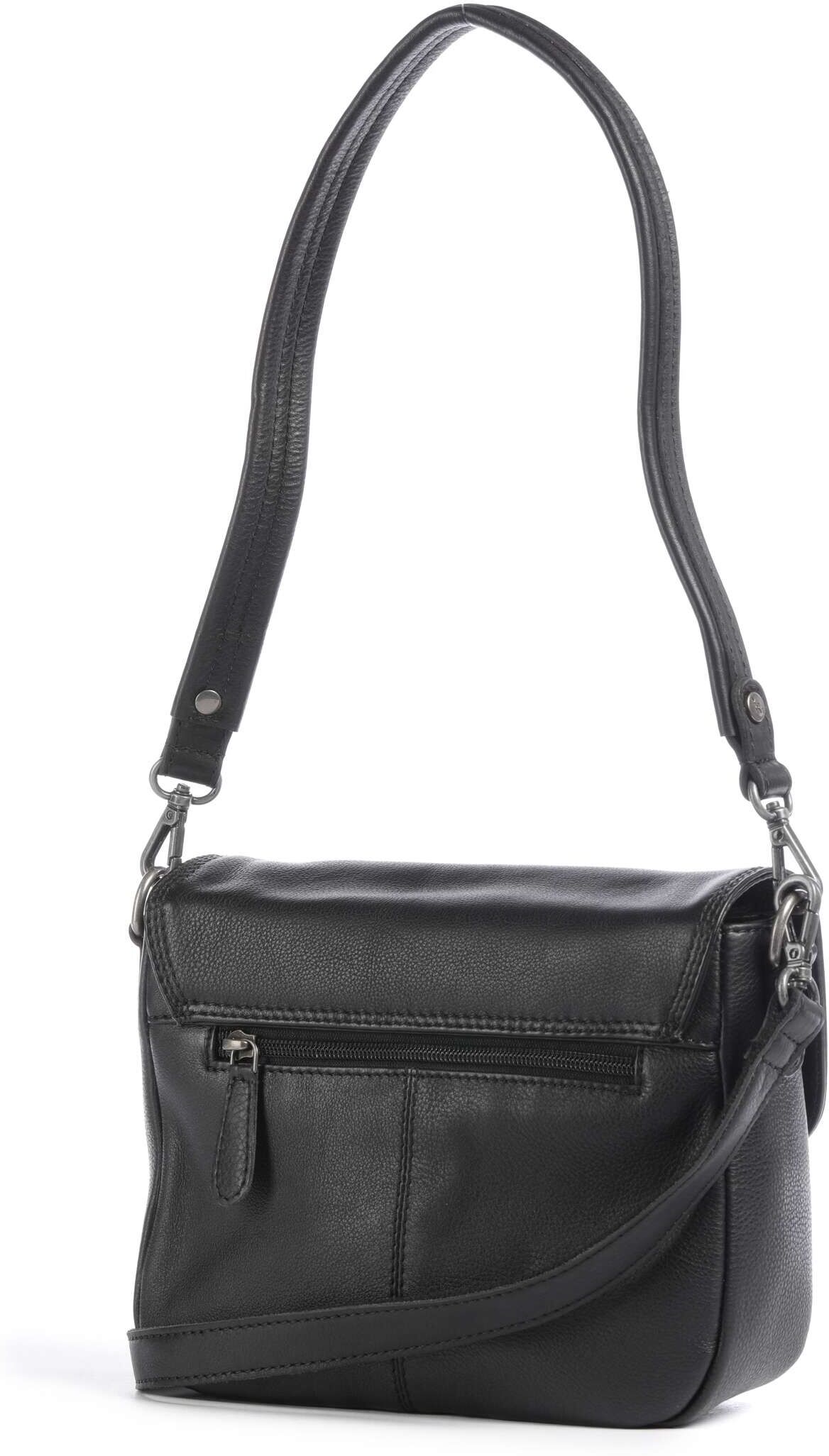 The Chesterfield Brand Serene Miloa Schultertasche aus Leder, schwarz