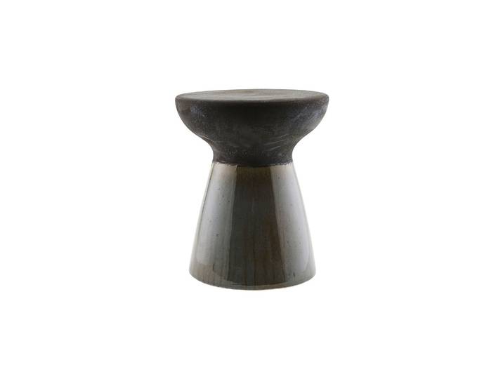 Tabouret en métal vert-marron, autre forme - House Doctor, Pablo