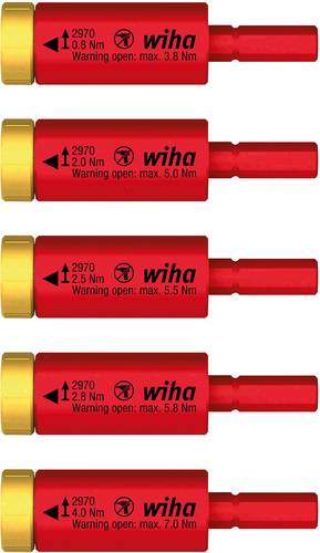 Wiha Drehmoment-Adapter-Set 29701S5 5tlg.