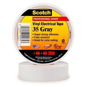 3M Isolierband Scotch 35 Grau (L (19 mm) (80-6112-1162-6)
