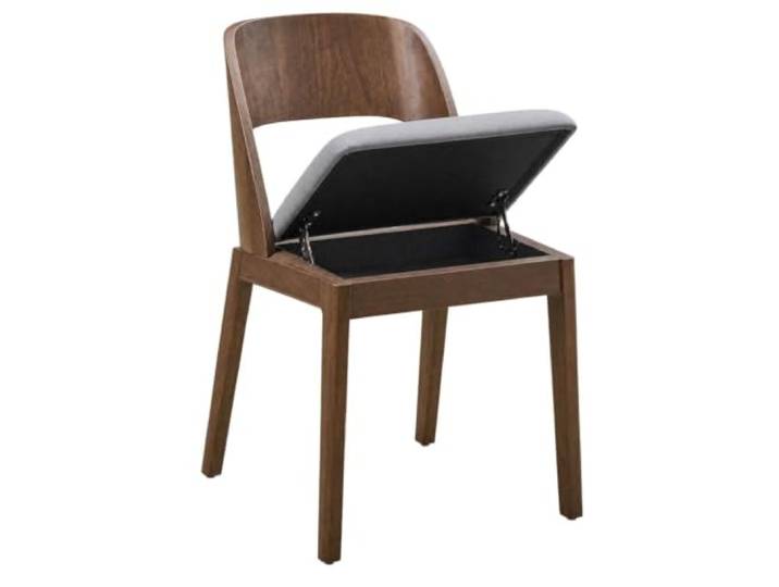 WSJJXS Esszimmer Hocker Versteck Stauraum Sitz Hochklappbare Sitzflache, Geheimfach, Holzgestell, platzsparend(Style A)