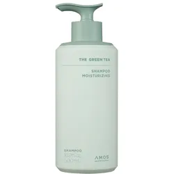 Amos Professional, Shampoo, - The Green Tea Shampoo Moisturizing - Green - 500 ml (Flüssiges Shampoo, 500 ml)