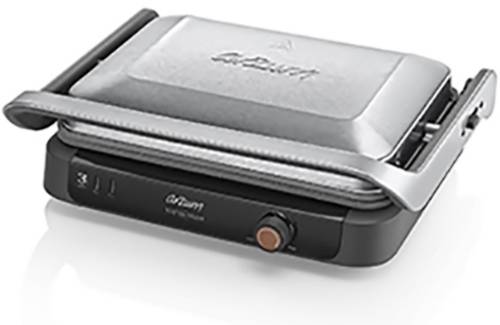 Arzum AR2001 Sandwichmaker Kontrollleuchte, Grillfunktion, Antihaftbeschichtung Silber