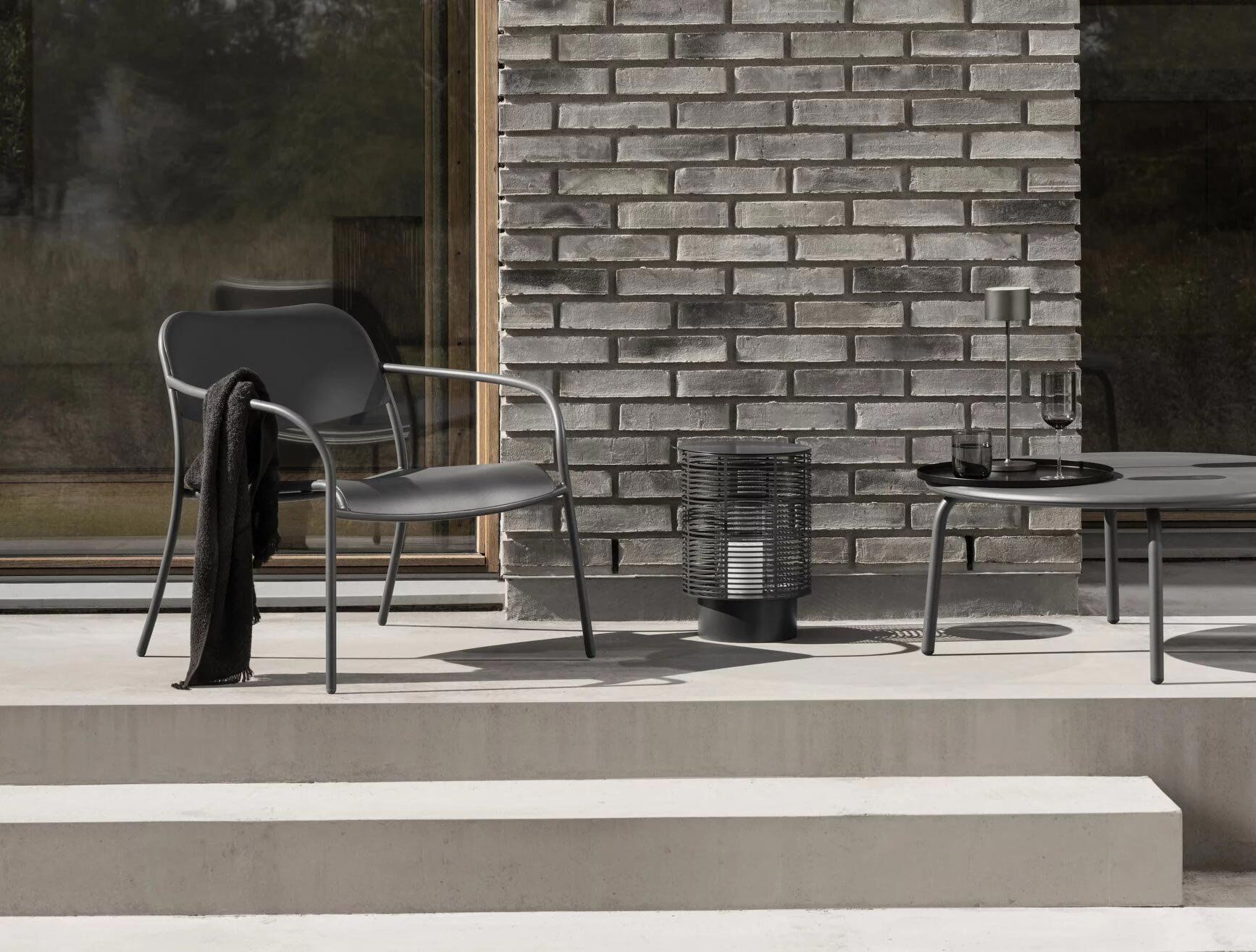 blomus Yua Outdoor Loungesessel (Granite Gray) Granite Gray