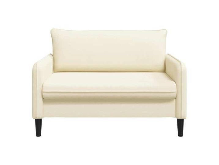 VIDAXL(2887)Fauteuil moderne XXL Charge 150kg Crème Velours Fauteuil de lecture