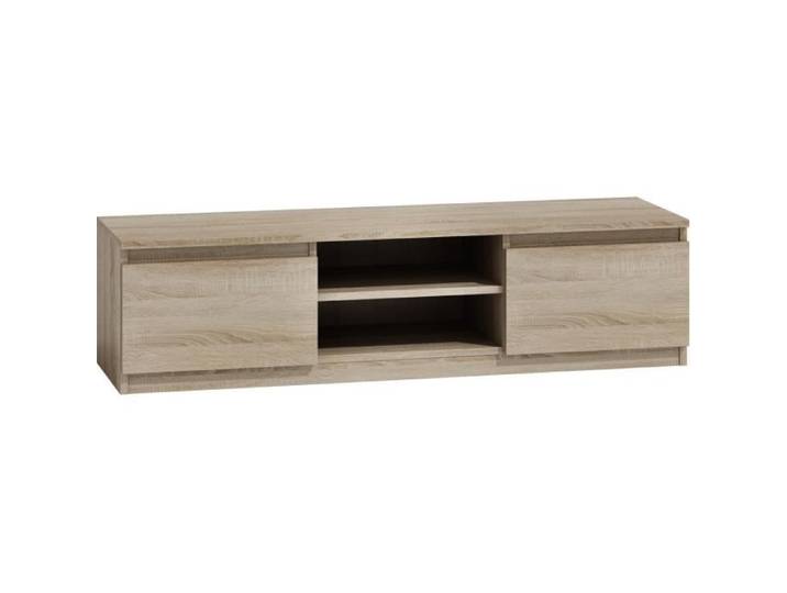 Meuble TV/ Meuble de salon - MALWA RTV 140 - CHÊNE SONOMA - Moderne - Scandinave - Beige