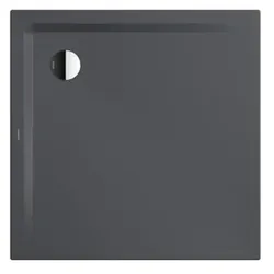 Kaldewei Superplan Duschwanne 384847983666 90x90x2,5cm, Träger flach, Perl-Effekt, cool grey80