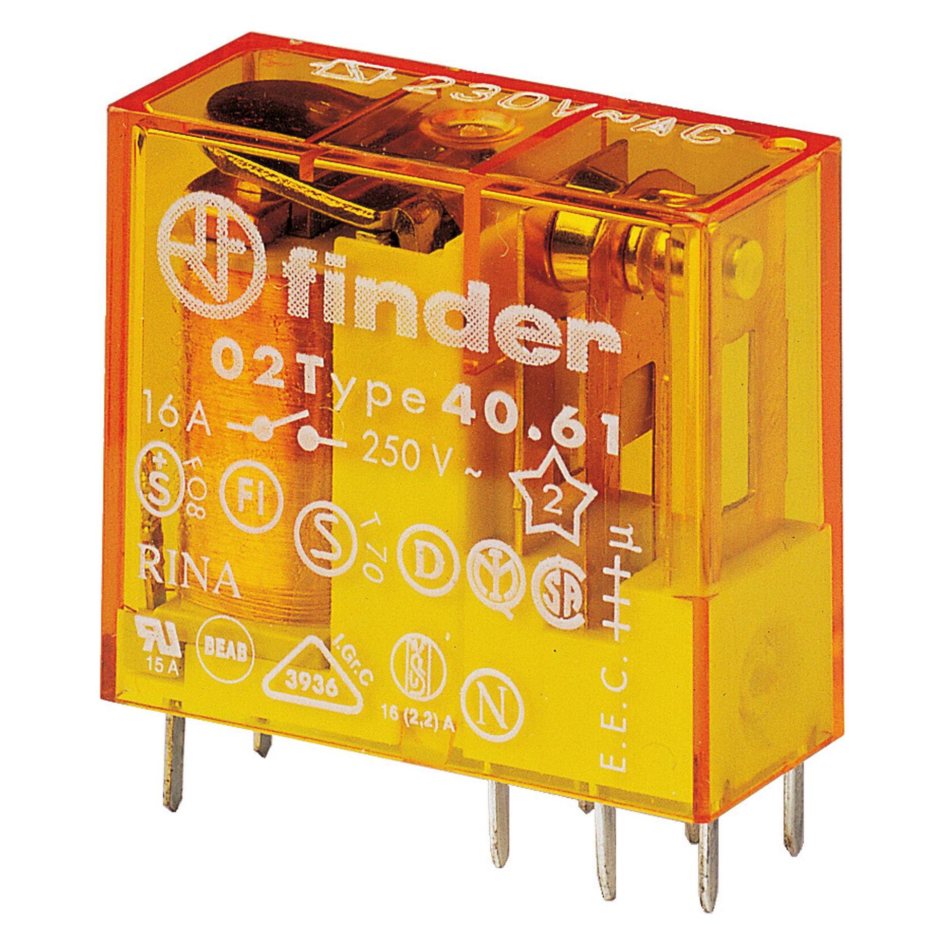 Finder Print-Leistungsrelais 230 VAC 1.2 VA (40.61.8.230.4000)
