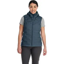 RAB Rab Damen Westen W CUBIT STRETCH DOWN VEST, Größe 8 in Blau Blau