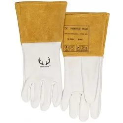 Elmag, Schutzhandschuhe, - 5-Finger-Schweisserhandschuhe WELDAS 10-2304 XL WIG/TIG aus Hirsch-Vollleder m. Rind-Spaltled (9.5)