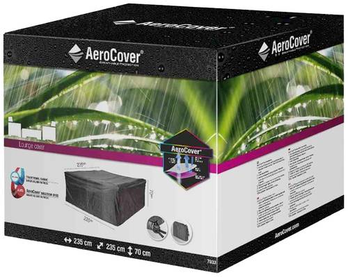 AeroCover 7933 Atmungsaktive Schutzhülle für rechteckige Lounge-Sets 235x235xH70cm