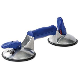 Bohle Saugheber Veribor BO 602.40BL, 2 Vakuum Saugnäpfe, mit Kipphebel, Tragkraft 60kg
