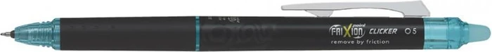 PILOT FRIXION point CLICKER Tintenroller schwarz 0,3 mm, Schreibfarbe: hellblau, 1 St.