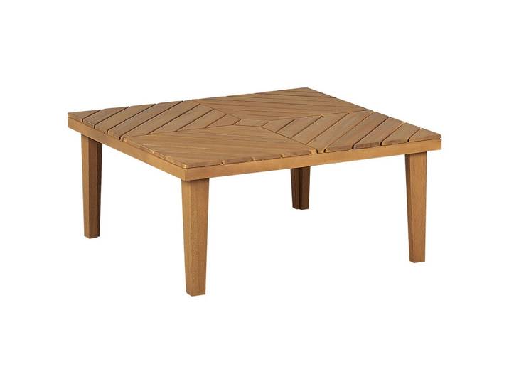 GARTEN Beistelltisch Akazienholz hellbraun 70/70 cm Baratti