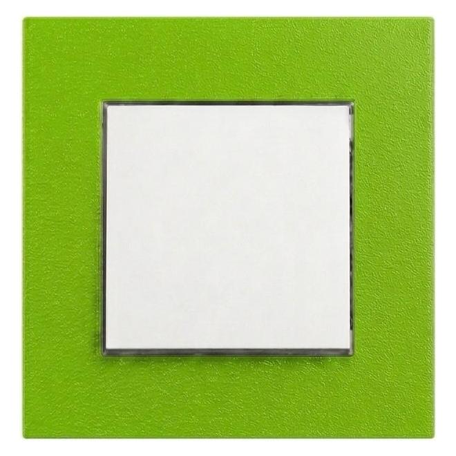 Soixx Aufsteckrahmen für Lichtschalter Schneider Electric Asfora Grün Modernes Design ohne Demontage (72432772)