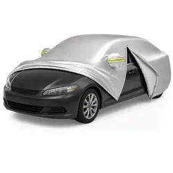 Relaxdays Autoabdeckplane outdoor Silber
