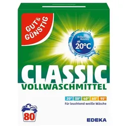 Gut & Günstig Vollwaschmittel »Classic« 80WL