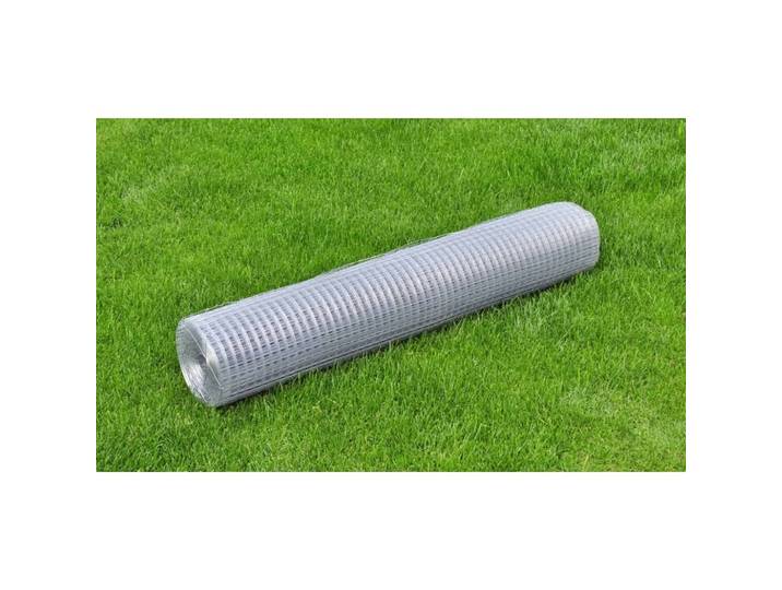 vidaXL Maschendraht Verzinkter Stahl 10x1 m Silbern