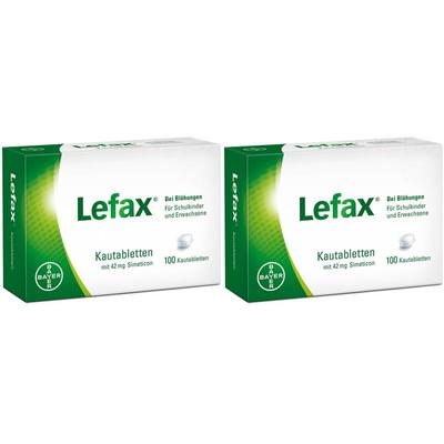 Lefax Kautabletten Doppelpack 2x100 St