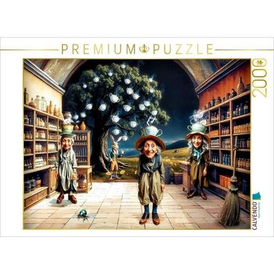 CALVENDO Puzzle Der Teeladen der Schwestern Teebaum | 2000 Teile Lege-Größe 90x67cm Foto-Puzzle für glückliche Stunden