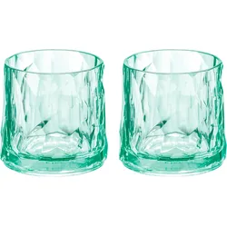Koziol Superglas CLUB No. 2 2er Set 250 ml transparent jade