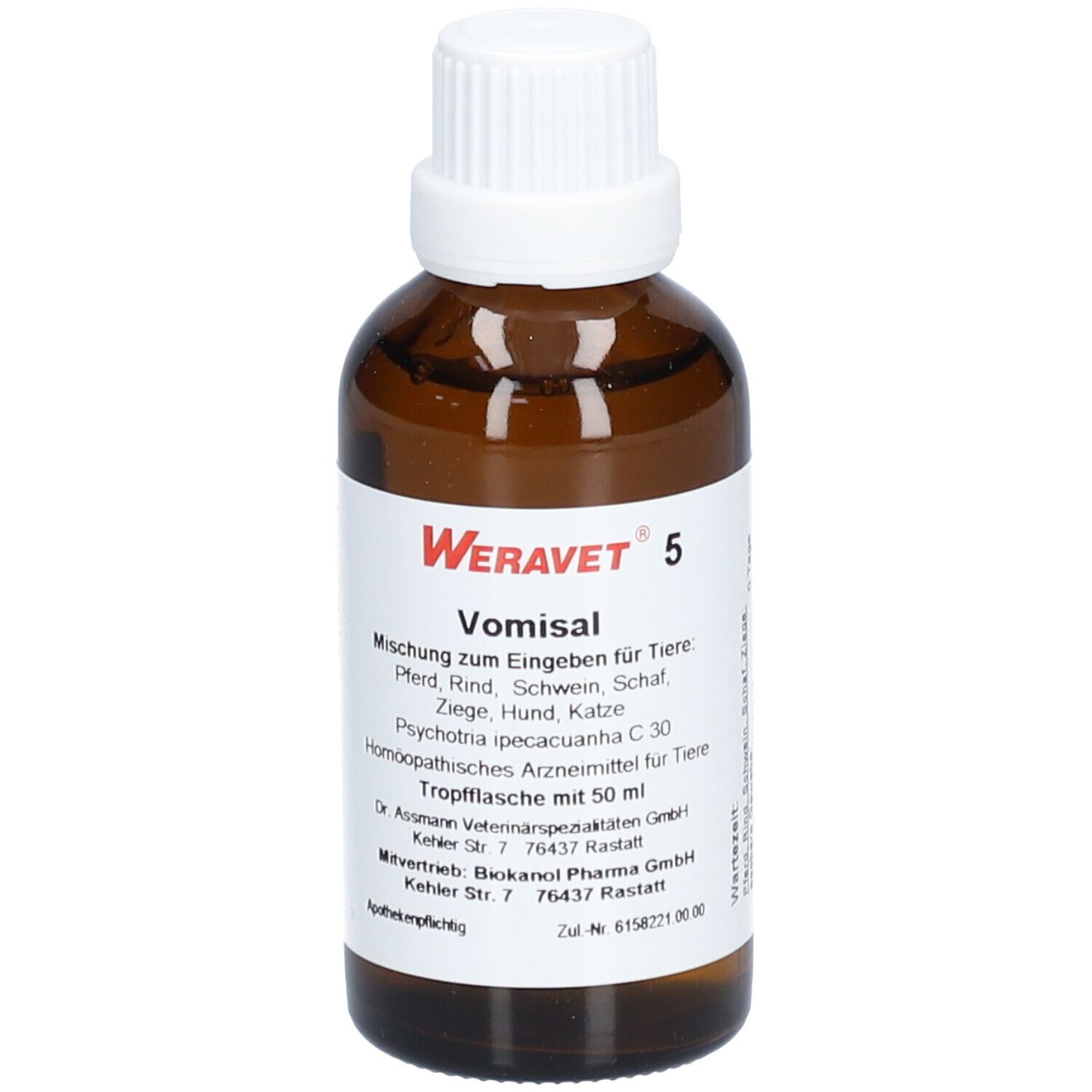 Vomisal 5 Tropfen vet. 50 ml
