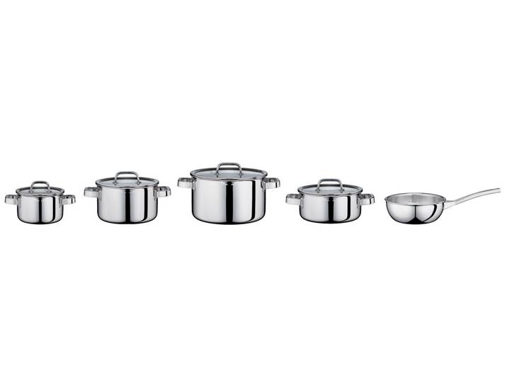 Spring Topfset 5tlg. FINESSE, silber, Edelstahl