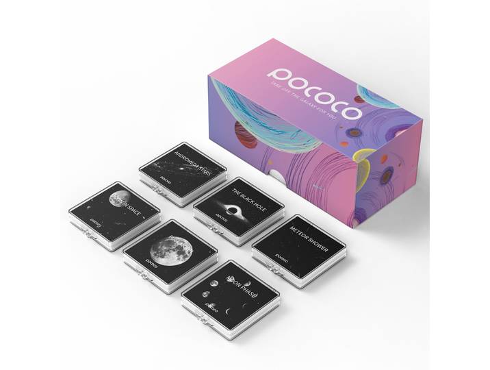 Lune et étoiles - Disques pour projecteur POCOCO Galaxy, 5k Ultra HD, 6 pièces (sans projecteur)