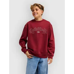 Quiksilver Graphic Crew Oversized Kids Sweater oxblood red Gr. T10