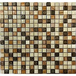 Glasmosaik Premium Mosaik Farbmischung 30x30 cm glänzend MOSMSK19
