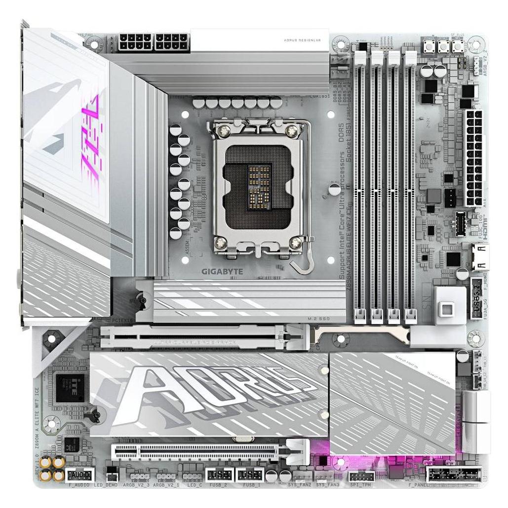 Gigabyte Z890 AORUS Elite WIFI7 ICE (LGA 1851, Intel Z890, ATX) (Z890 A ELITE WF7 ICE)