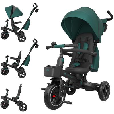Dreirad KINDERKRAFT "SPINSTEP 2 PLUS", grün, Dreiräder, Kinder